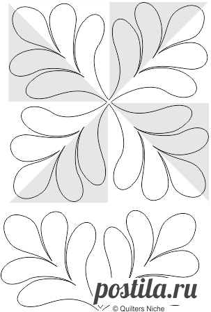 Pinwheel block machine quilting | quilt lines