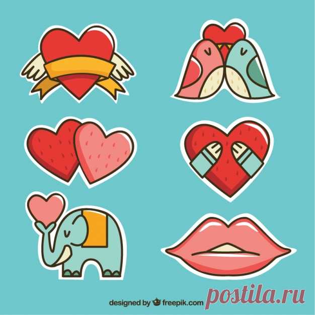 Пакет красивых наклейки любви Более миллиона свободных векторов, PSD, фотографии и бесплатные иконки. Эксклюзивные халявы и все графические ресурсы, которые необходимые для ваших проектов