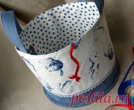 Корзинка для рукоделия - рукоделие,подарок,корзинка для рукоделия,корзинка для вязания