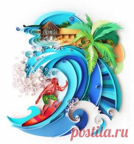 Магия квиллинга в работах Юлии Бродской - Ярмарка Мастеров - ручная работа, handmade