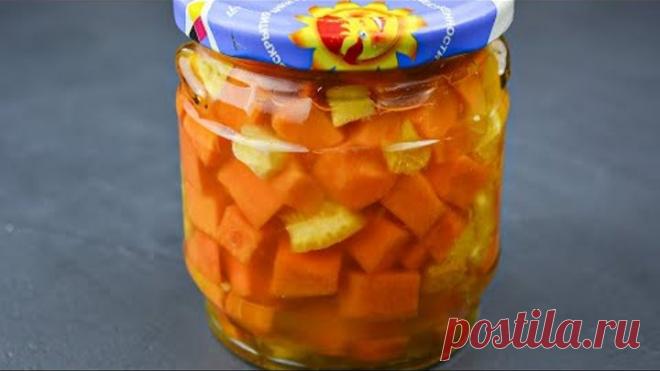 И 3 банок будет мало! Сочная тыква к чаю с апельсином! На зиму в самый раз!