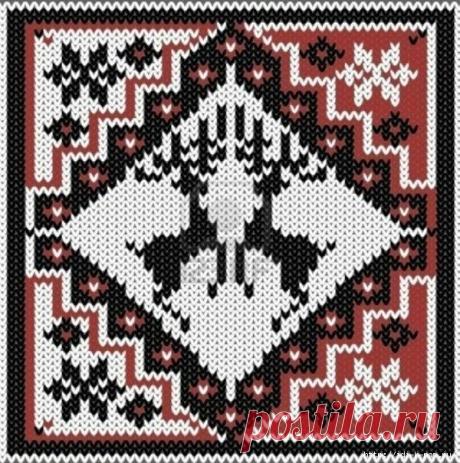 ЖАККАРДОВЫЕ СХЕМЫ С ОЛЕНЯМИ