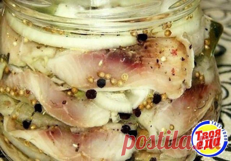 Вкусная и быстрая селедка в маринаде
