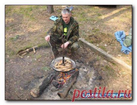 Самодельная сковорода на рыбалку » Самоделки своими руками - сделай сам