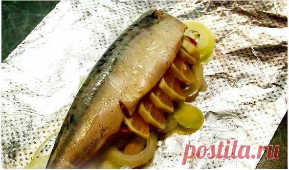 Скумбрия в духовке - 10 самых вкусных рецептов приготовления с пошаговыми фото