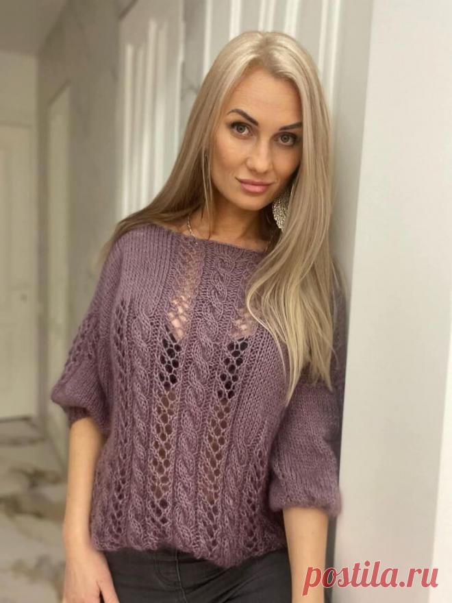 Как зрительно вытянуть силуэт? Вертикальные узоры в вязании | Рукоделие Светлана Лосева Вязание Украшения | Дзен