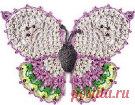 Схема БАБОЧКИ крючком