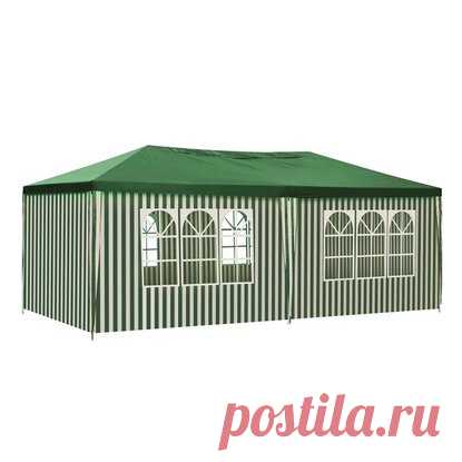 Садовый павильон Mazeppa 584х295х260 cм
https://fas.st/a9abwc

Форма: прямоугольная, конструкция: сборная
Длина: 584 см, ширина 295 см, высота 260 см
Количество стенок: 6
Материал каркаса: сталь, материал крыши/тента: полиэтилен
Цвет: зеленый

#павильон