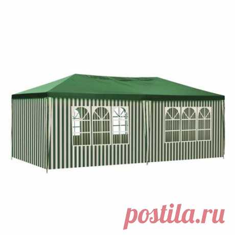 Садовый павильон Mazeppa 584х295х260 cм
https://fas.st/a9abwc

Форма: прямоугольная, конструкция: сборная
Длина: 584 см, ширина 295 см, высота 260 см
Количество стенок: 6
Материал каркаса: сталь, материал крыши/тента: полиэтилен
Цвет: зеленый

#павильон