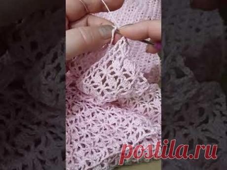 Филейное вязание крючком.Соединение частей.