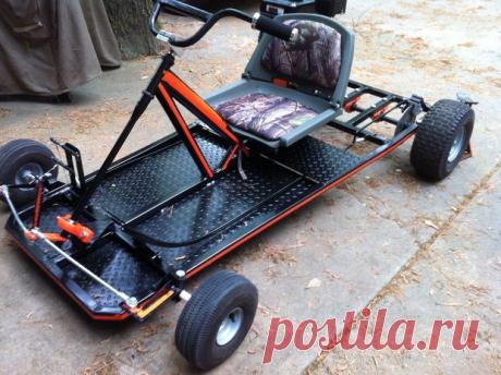 Собираем Go-Kart на бензиновом двигателе