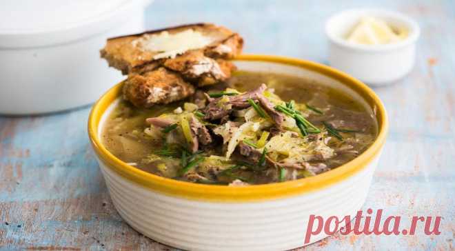 Сытный суп из индейки, порея и пекинской капусты — Фактор Вкуса