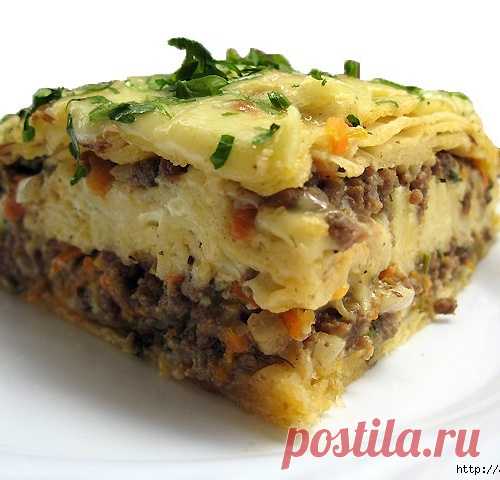 ПИРОГ ИЗ ЛАВАША С СОЧНОЙ НАЧИНКОЙ