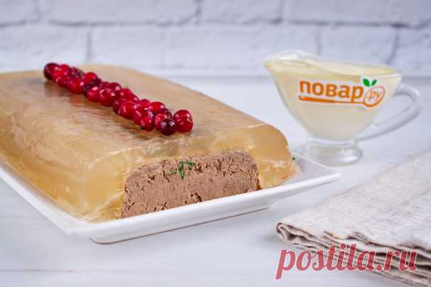 Заливной паштет - пошаговый рецепт с фото на Повар.ру