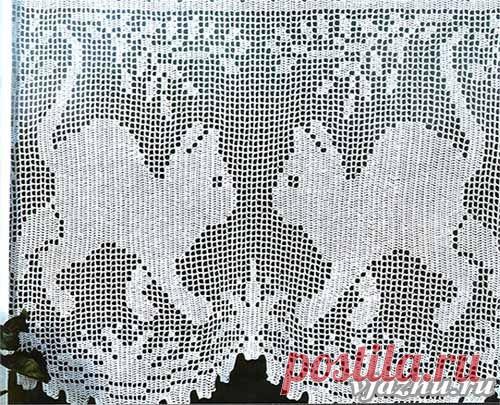 Занавеска с кошками | Искусница