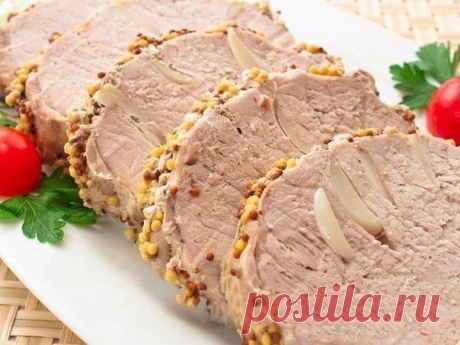 Домашний деликатес - свинина с чесноком в фольге.