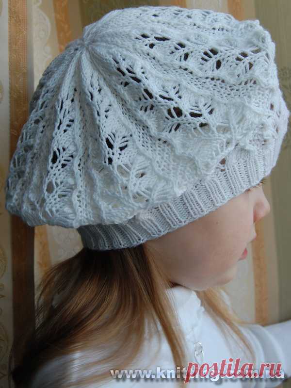 ВЯЗАНЫЙ БЕРЕТИК ОТ НАТАЛЬИ ПЕЛЫХ