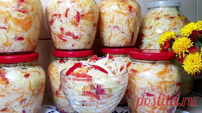 КАПУСТА НА ЗИМУ/ЛУЧШИЙ РЕЦЕПТ ПРОВЕРЕННЫЙ ГОДАМИ.