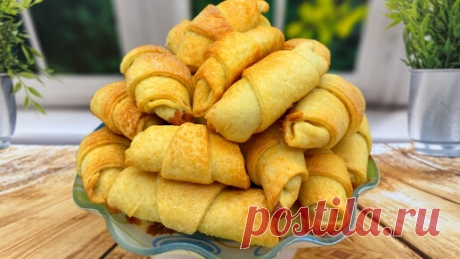 Самые вкусные рогалики из всех, что я готовила! Рецепт бомбический🔥 | Копилка рецептов Татьяны | Дзен