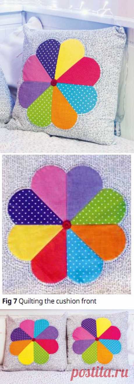 Petal cushions. Patchwork ~ Для вдохновения