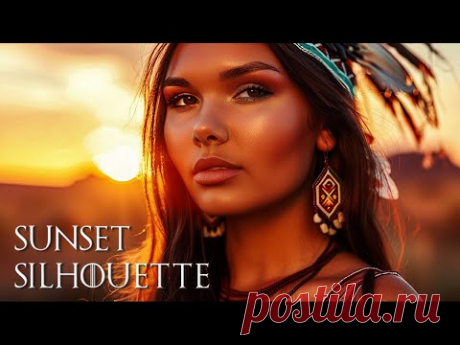 Sunset Silhouette - Native American Healing Flute - This Song Is For You If You Are Tired