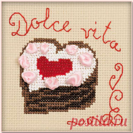 Сердечко. Dolce vita арт.1253 Риолис купить в Stitch и Крестик