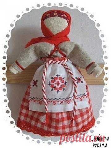 Очистительная кукла. По традиции, очистительная кукла избавляла от «плохой» энергетики в доме.