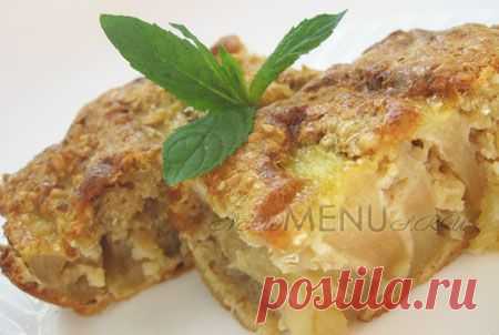 Диетическая шарлотка с яблоками | fordiets