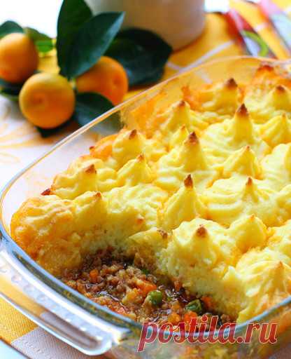 Картофельная запеканка с зимними овощами - Рецепты