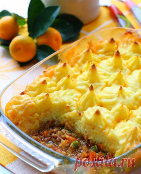 Картофельная запеканка с зимними овощами - Рецепты