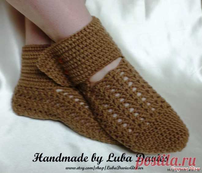 Вяжем buciki-носочки. Подробный МК