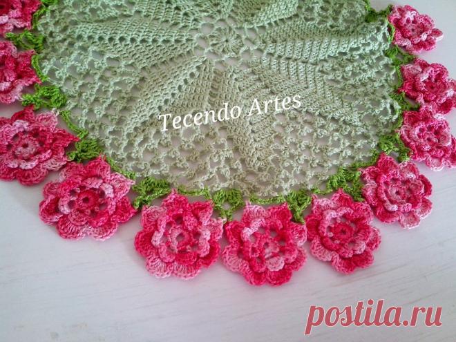 Сотка Искусства вязания Крючком: Скатерти