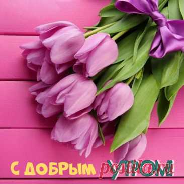 С добрым утром! Пусть сегодняшний день будет наполнен светлыми мыслями, добрыми делами и радостными событиями.