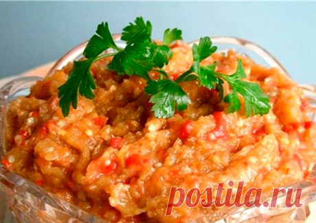 Икра из баклажанов по–одесски | Recept-Fresh Икра из баклажанов по-одесски - хорошая еда как к торжественному, так и к постному столу. Это вкусно и не очень калорийно. Баклажанную икру по-одесски можно