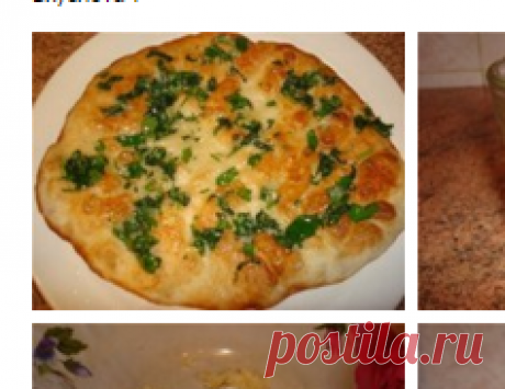 Лепешки с чесноком к борщу