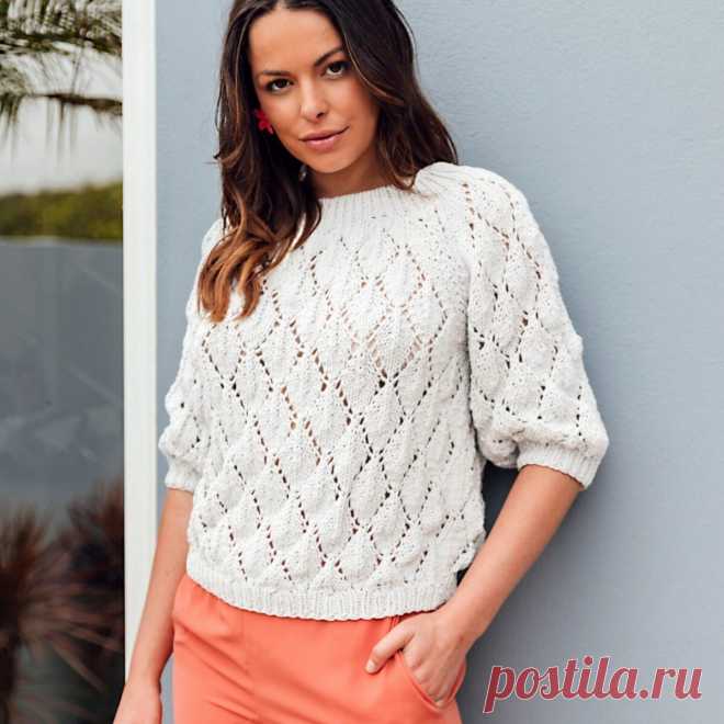 Джемпер «Листья». описание и схема вязания – Paradosik Handmade - вязание для начинающих и профессионалов