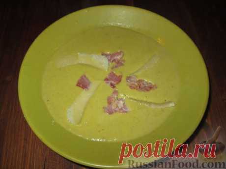 Рецепт: Cуп-пюре из зеленого горошка и тыквы на RussianFood.com