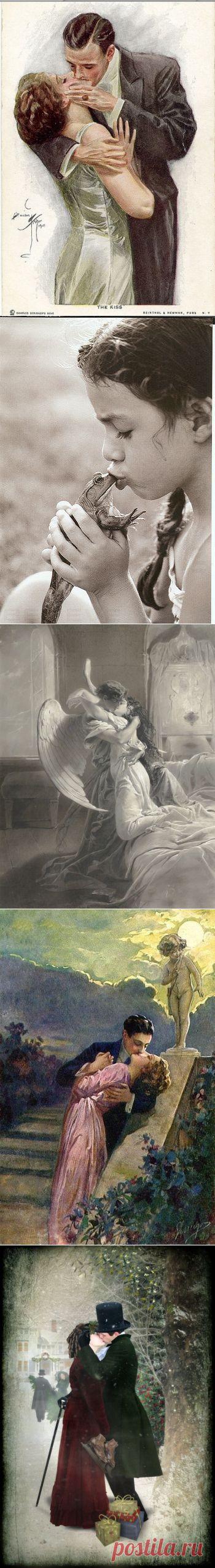 Если поцелуй это слово, то у меня к тебе серьезный разговор! / Картинки для декупажа / PassionForum - мастер-классы по рукоделию