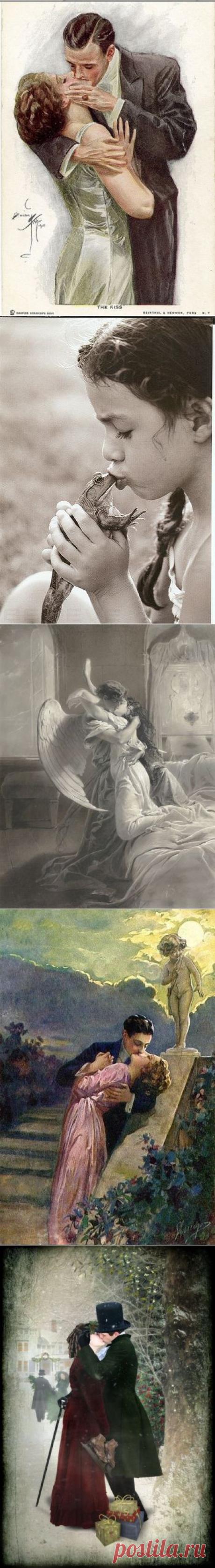 Если поцелуй это слово, то у меня к тебе серьезный разговор! / Картинки для декупажа / PassionForum - мастер-классы по рукоделию