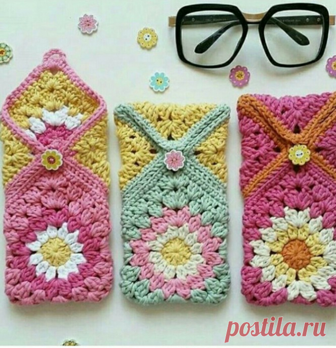 Бабушкин квадрат превращается в очечник!