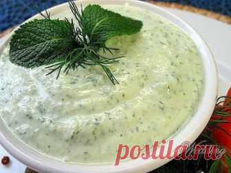 Вкуснейший огуречный соус! Готовлю его на все торжества!