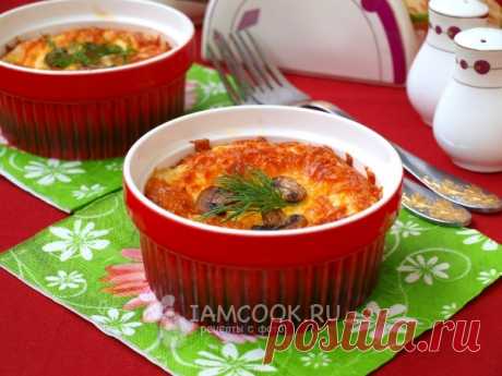 Жульен с грибами и сыром