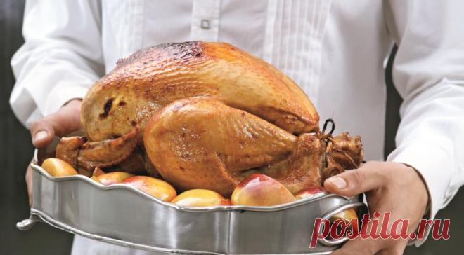 Фаршированная рождественская индейка. Пошаговый рецепт с фото на Gastronom.ru
