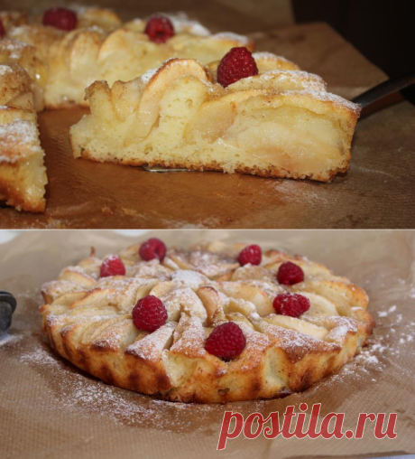 Итальянский деревенский яблочный пирог.