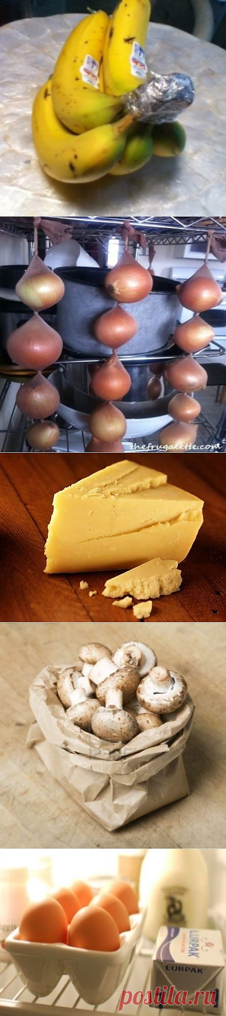 Хитрые способы хранения продуктов / Домоседы
