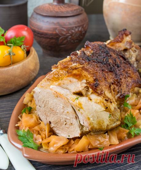 Свиной окорок, запеченный с пивом | Вкусный блог - рецепты под настроение