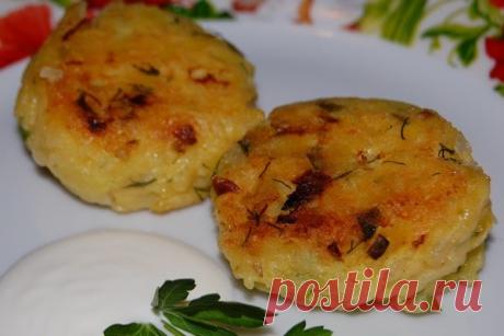 Котлеты из картофеля с сыром