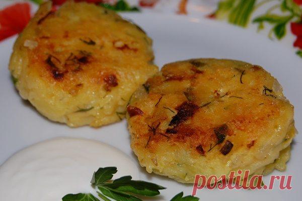 Котлеты из картофеля с сыром