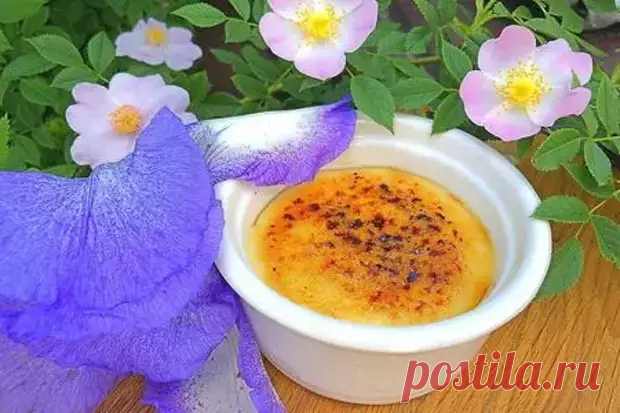 Рецепт вкусного каталонского крема - Четыре вкуса - Социальная сеть 