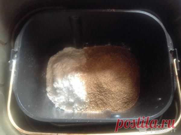 Рецепт: Хлеб с овсяными отрубями и соевым соусом | в хлебопечке